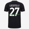 Maillot de Supporter Juventus Manuel Locatelli 27 Extérieur 2021-22 Pour Homme